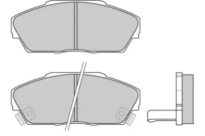 Комплект тормозных колодок, дисковый тормоз E.T.F. купить