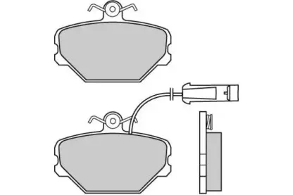 Комплект тормозных колодок, дисковый тормоз E.T.F. купить