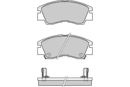 Комплект тормозных колодок, дисковый тормоз E.T.F. купить