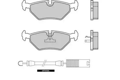 Комплект тормозных колодок, дисковый тормоз E.T.F. купить