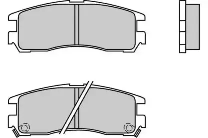 Комплект тормозных колодок, дисковый тормоз E.T.F. купить