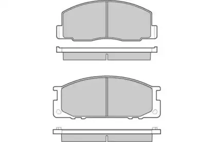 Комплект тормозных колодок, дисковый тормоз E.T.F. купить