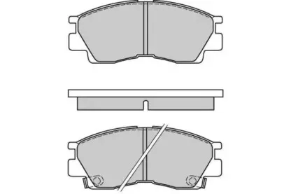 Комплект тормозных колодок, дисковый тормоз E.T.F. купить