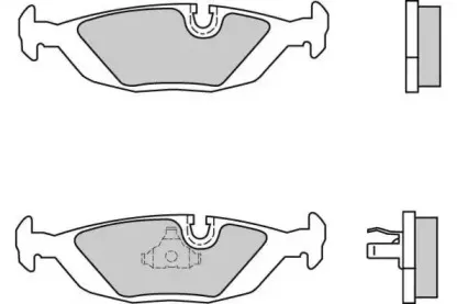 Комплект тормозных колодок, дисковый тормоз E.T.F. купить