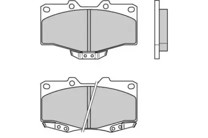 Комплект тормозных колодок, дисковый тормоз E.T.F. купить