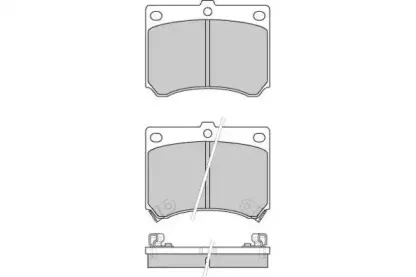 Комплект тормозных колодок, дисковый тормоз E.T.F. купить