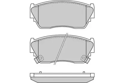 Комплект тормозных колодок, дисковый тормоз E.T.F. купить