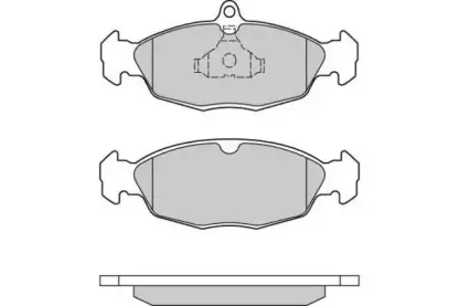 Комплект тормозных колодок, дисковый тормоз E.T.F. купить
