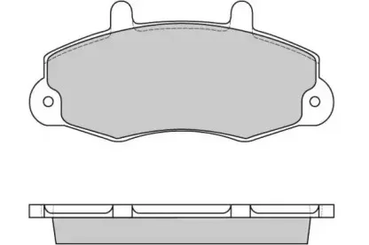 Комплект тормозных колодок, дисковый тормоз E.T.F. купить