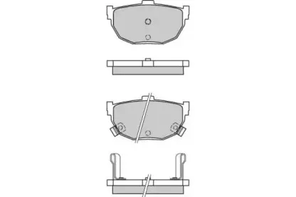 Комплект тормозных колодок, дисковый тормоз E.T.F. купить