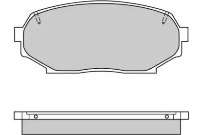 Комплект тормозных колодок, дисковый тормоз E.T.F. купить