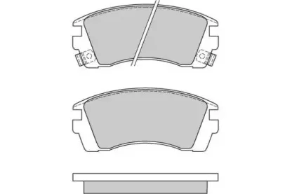 Комплект тормозных колодок, дисковый тормоз E.T.F. купить