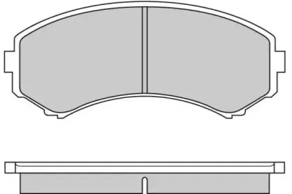 Комплект тормозных колодок, дисковый тормоз E.T.F. купить