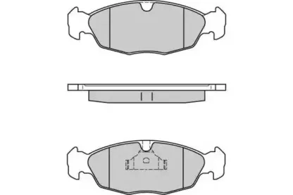 Комплект тормозных колодок, дисковый тормоз E.T.F. купить
