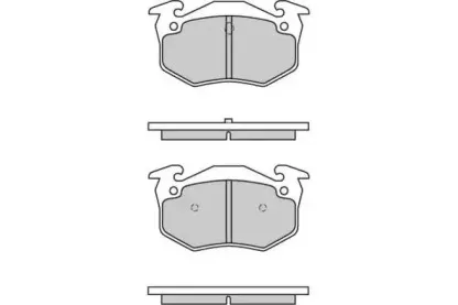Комплект тормозных колодок, дисковый тормоз E.T.F. купить