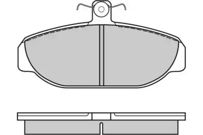 Комплект тормозных колодок, дисковый тормоз E.T.F. купить