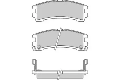 Комплект тормозных колодок, дисковый тормоз E.T.F. купить