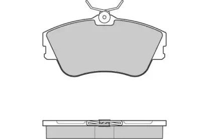Комплект тормозных колодок, дисковый тормоз E.T.F. купить