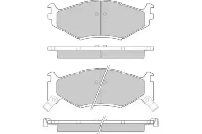 Комплект тормозных колодок, дисковый тормоз E.T.F. купить
