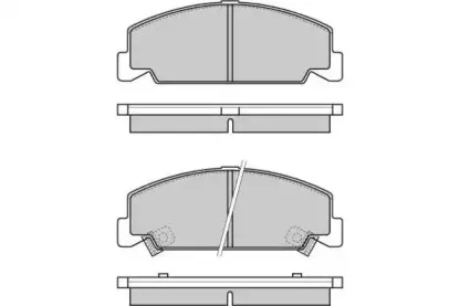Комплект тормозных колодок, дисковый тормоз E.T.F. купить