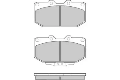 Комплект тормозных колодок, дисковый тормоз E.T.F. купить