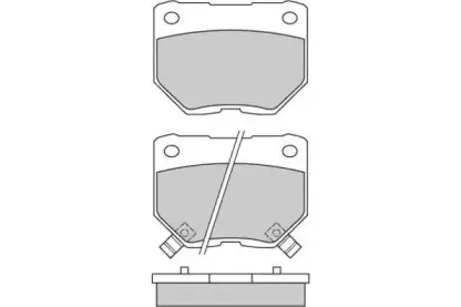 Комплект тормозных колодок, дисковый тормоз E.T.F. купить