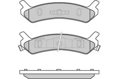 Комплект тормозных колодок, дисковый тормоз E.T.F. купить