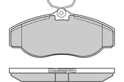 Комплект тормозных колодок, дисковый тормоз E.T.F. купить
