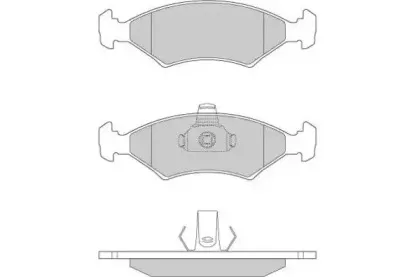 Комплект тормозных колодок, дисковый тормоз E.T.F. купить
