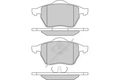 Комплект тормозных колодок, дисковый тормоз E.T.F. купить