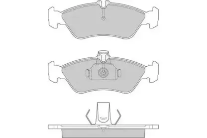 Комплект тормозных колодок, дисковый тормоз E.T.F. купить