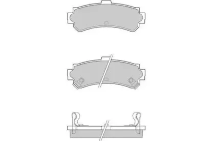 Комплект тормозных колодок, дисковый тормоз E.T.F. купить