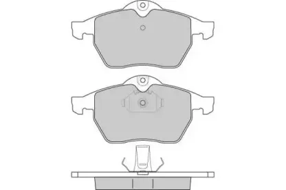Комплект тормозных колодок, дисковый тормоз E.T.F. купить