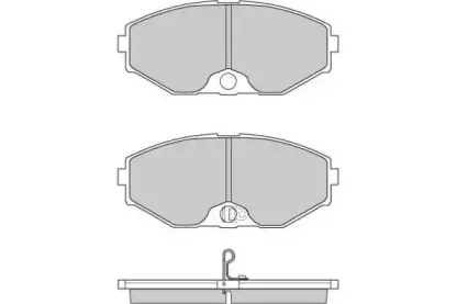 Комплект тормозных колодок, дисковый тормоз E.T.F. купить