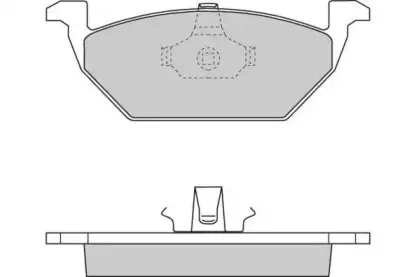 Комплект тормозных колодок, дисковый тормоз E.T.F. купить
