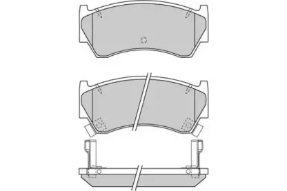 Комплект тормозных колодок, дисковый тормоз E.T.F. купить