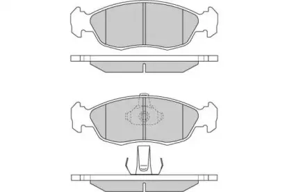 Комплект тормозных колодок, дисковый тормоз E.T.F. купить