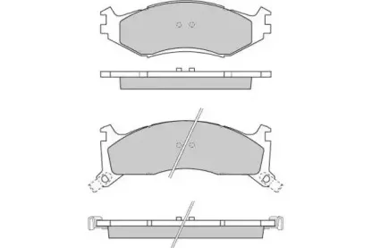 Комплект тормозных колодок, дисковый тормоз E.T.F. купить