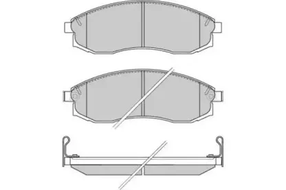 Комплект тормозных колодок, дисковый тормоз E.T.F. купить