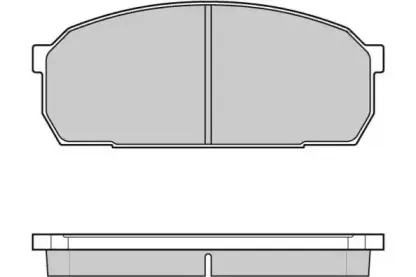Комплект тормозных колодок, дисковый тормоз E.T.F. купить