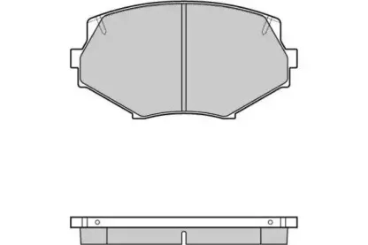 Комплект тормозных колодок, дисковый тормоз E.T.F. купить