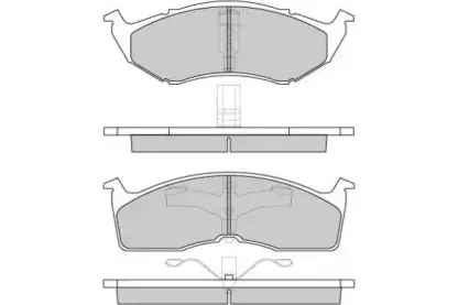 Комплект тормозных колодок, дисковый тормоз E.T.F. купить