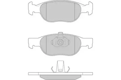 Комплект тормозных колодок, дисковый тормоз E.T.F. купить