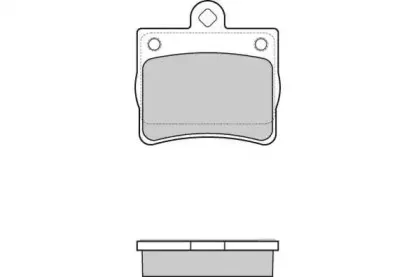 Комплект тормозных колодок, дисковый тормоз E.T.F. купить