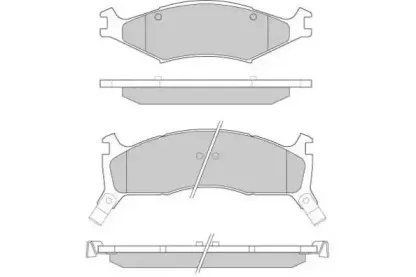Комплект тормозных колодок, дисковый тормоз E.T.F. купить
