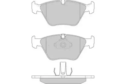Комплект тормозных колодок, дисковый тормоз E.T.F. купить