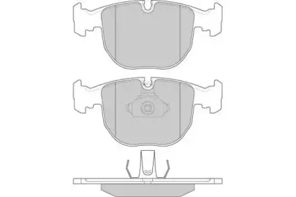 Комплект тормозных колодок, дисковый тормоз E.T.F. купить