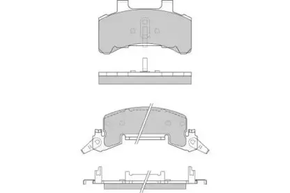 Комплект тормозных колодок, дисковый тормоз E.T.F. купить