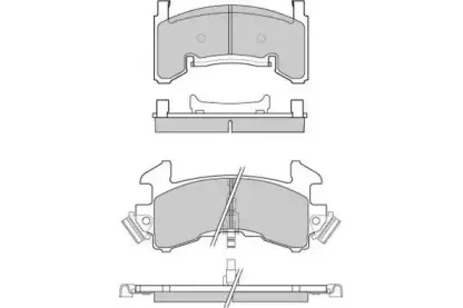 Комплект тормозных колодок, дисковый тормоз E.T.F. купить