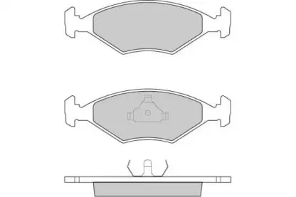Комплект тормозных колодок, дисковый тормоз E.T.F. купить
